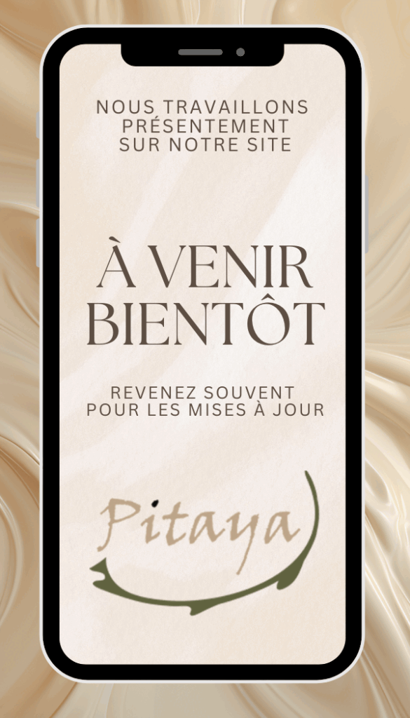 Annonce que nous travaillons sur le site web