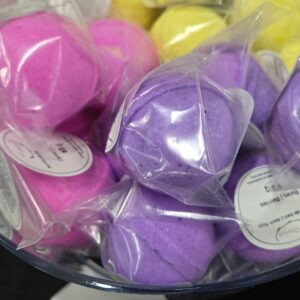 Bombes et palets de douche